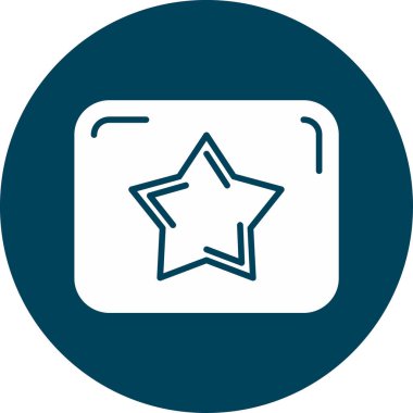 yıldız simgesi vektör illüstrasyonu