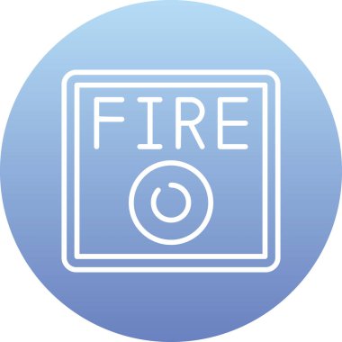 Gaz simgesinin vektör illüstrasyonu