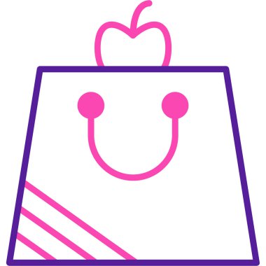 Meyve. Web simgesi basit illüstrasyon