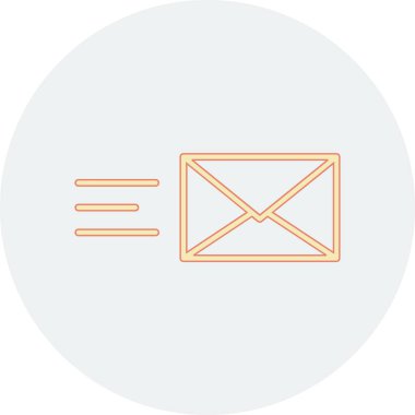 e- posta simgesi vektör illüstrasyonu