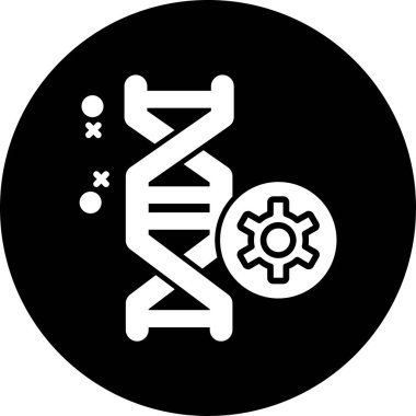 DNA simgesi vektör illüstrasyonu