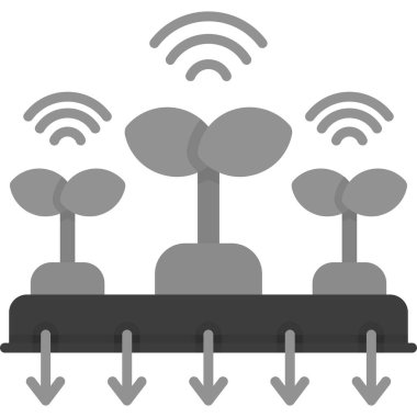Ağaç vektörü ile wifi sinyali