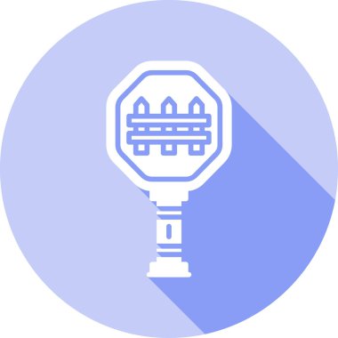 Modern b 'nin vektör illüstrasyonu eksik simgesi