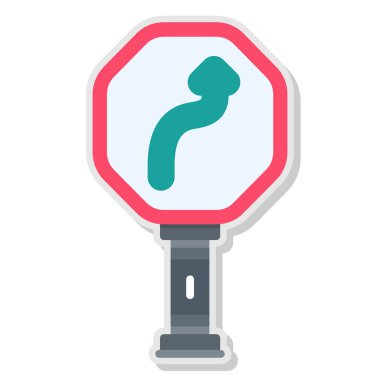 Trafik ışığı simgesi, vektör illüstrasyonu