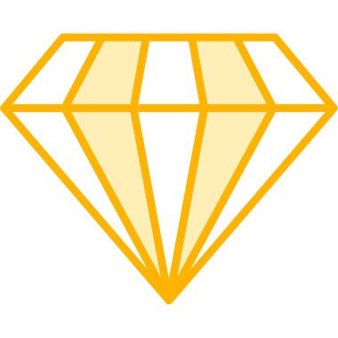 Elmas ikon vektör illüstrasyonu. elmas işareti sembolü