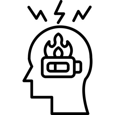 Yanan mum simgesi, anahat stili