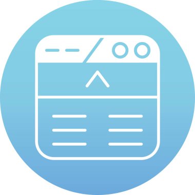 Web simgesi vektör illüstrasyonu