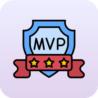 Rozet simge vektör çizim