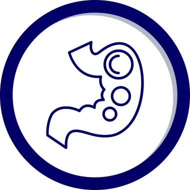 Bir bebek simgesinin vektör illüstrasyonu