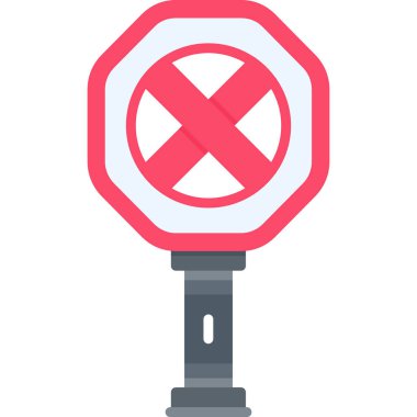 yol işareti vektör simgesi