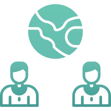 seo modern simgesinin vektör illüstrasyonu