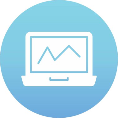 Bilgisayar monitörü. Basit resimleme