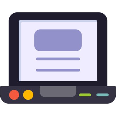 Web tasarım simgesi, vektör illüstrasyonu