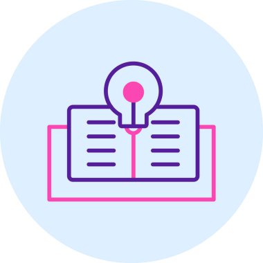 kitap simgesi vektör illüstrasyonu