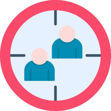 İnsan simgesinin vektör illüstrasyonu