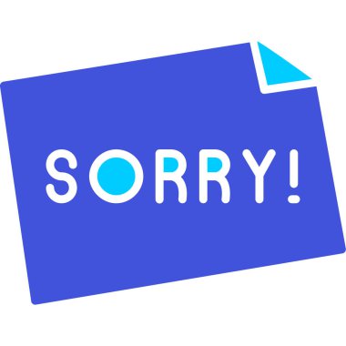 Üzgünüm ağ etiket düğmesi