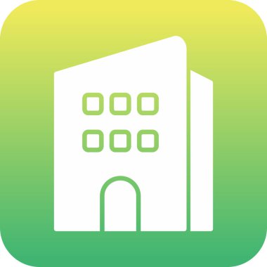 Benzersiz ev vektör simgesi