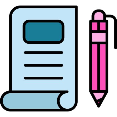 kitap simgesi vektör illüstrasyonu