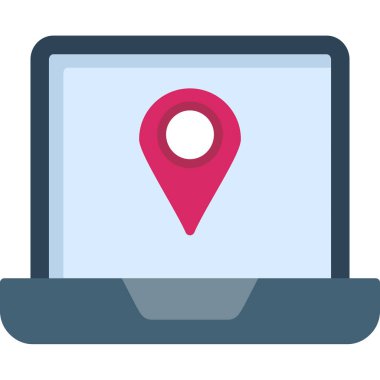 Yer düz vektör simgesi