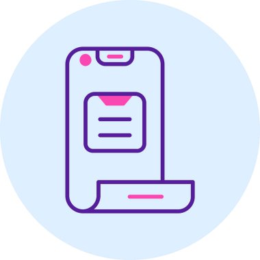 Cep telefonu. Basit resimleme