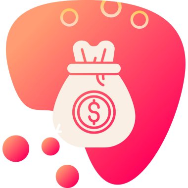 Bozuk paralarla dolu bir çanta.