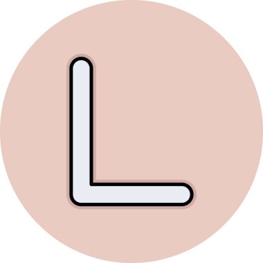 Modern b 'nin vektör illüstrasyonu eksik simgesi