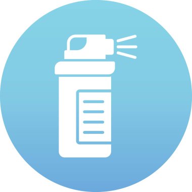 Şişe. Web simgesi basit illüstrasyon