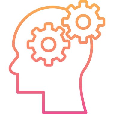 Yaratıcı fikir, illüstrasyon, vektör, beyaz arkaplanda.