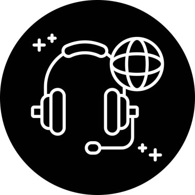 Modern bir simgenin vektör illüstrasyonu