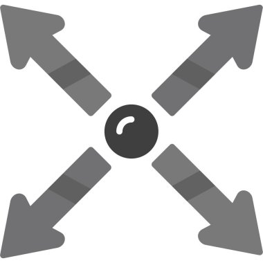 ok simgesi, vektör illüstrasyonu