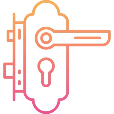 Anahtar. Web simgesi basit illüstrasyon