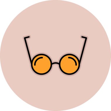 Modern b 'nin vektör illüstrasyonunda gözlük simgesi yok