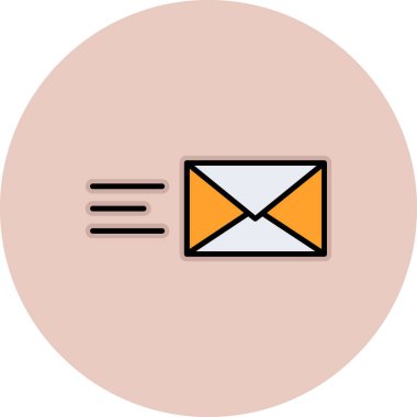 Posta simgesinin vektör illüstrasyonu