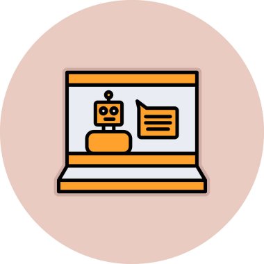 İnternet konseptinin web simgesi, vektör illüstrasyonu