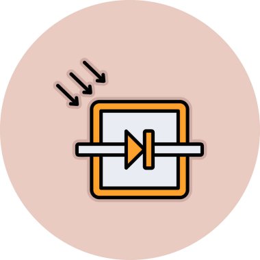 Modern b 'nin vektör illüstrasyonu eksik simgesi