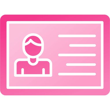 Güzel Kart vektör satırı simgesi