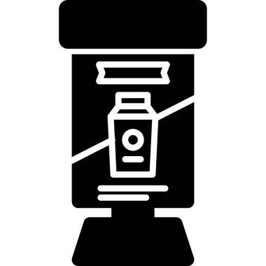 Yemek. Web simgesi basit illüstrasyon