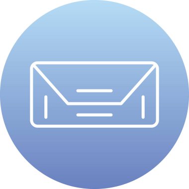 zarf simgesi vektör illüstrasyonu