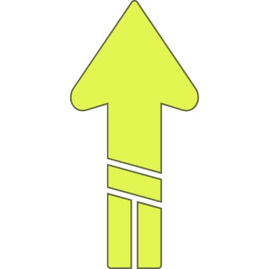 ok simgesi vektör illüstrasyonu