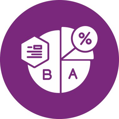 Modern b 'nin vektör illüstrasyonu eksik simgesi