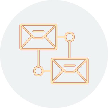 zarf simgesi vektör illüstrasyonu