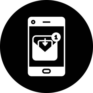 akıllı telefon ve ok işareti