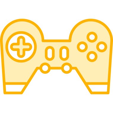 Kontrol kumandası joystick simgesi - taslak biçimi