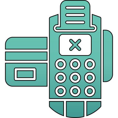 atm atm simgesi, vektör tasarımı