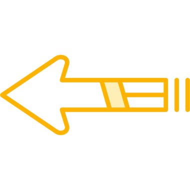 isolated arrow icon vector design