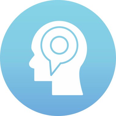 insan baş kutsal kişilerin resmi, vektör çizim