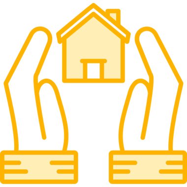 Bir anahtar simge vektör illüstrasyon tasarımını tutan el