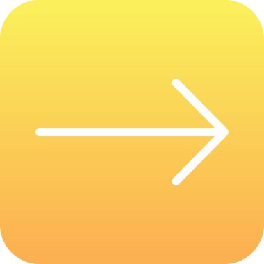 ok yönü arayüz simgesi ana hat biçiminde