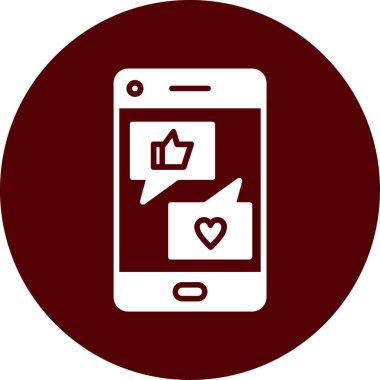 ileti simgesi olan cep telefonu