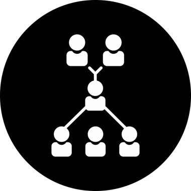 İnsan simgesinin vektör illüstrasyonu